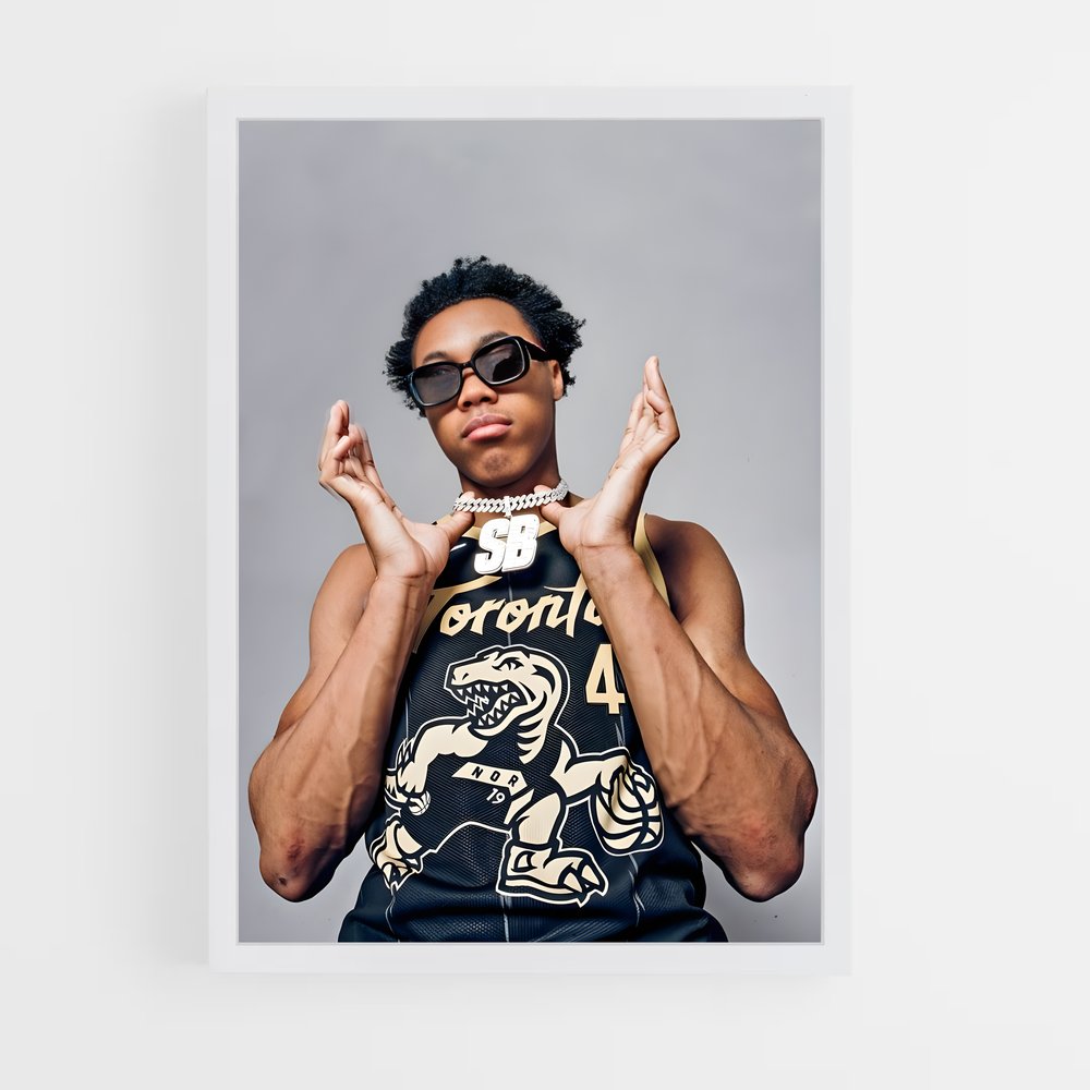 Poster Scottie en Détente – affiche Basketball (vue 3)